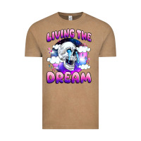 Vintage Coffee living the dream Vintage Tee - JahusDesignShop