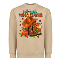 Mushroom jusr a girl who loves fall  cowgirl Heavyweight Sweatshirt - AdoDesignShop