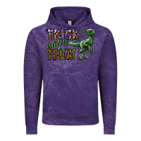 Cloud Purple Trick RAWR Treat Vintage Hoodie - CowhideDigitalArt