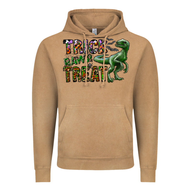 Trick Rawr Treat Vintage Hoodie by CowhideDigitalArt | Teevron