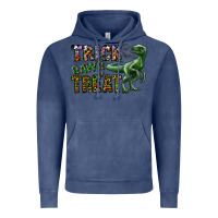 Vintage Denim Trick RAWR Treat Vintage Hoodie - CowhideDigitalArt