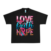 Black love faith hope with cancer ribbon  ado Urban Heavy Tee - AdoDesignShop