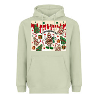 Matcha Boojee Christmas cake Heavyweight Hoodie - MaliasSmallBusiness