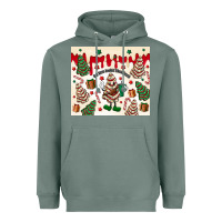 Sage Boojee Christmas cake Heavyweight Hoodie - MaliasSmallBusiness