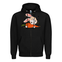 So Hoppin Boujee Easter Bunny Stanley Zipper Hoodie | Teevron