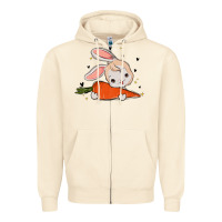 Sandshell so hoppin boujee easter bunny stanley Zipper Hoodie - MaliasSmallBusiness