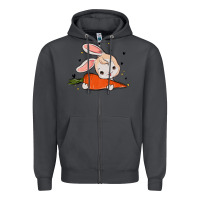 Smoke so hoppin boujee easter bunny stanley Zipper Hoodie - MaliasSmallBusiness