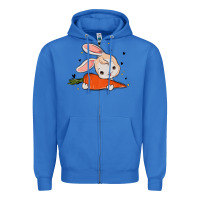 True Royal so hoppin boujee easter bunny stanley Zipper Hoodie - MaliasSmallBusiness