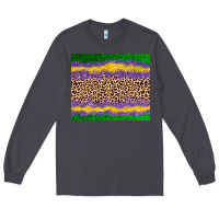 Smoke mardi gras leopard Long Sleeve Tee - AdoDesignShop