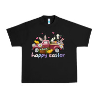 Black happy easter trucks Urban Heavy Tee - AdoDesignShop