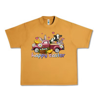 Peanut Butter happy easter trucks Urban Heavy Tee - AdoDesignShop