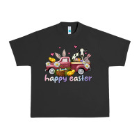 Pigment Black happy easter trucks Urban Heavy Tee - AdoDesignShop