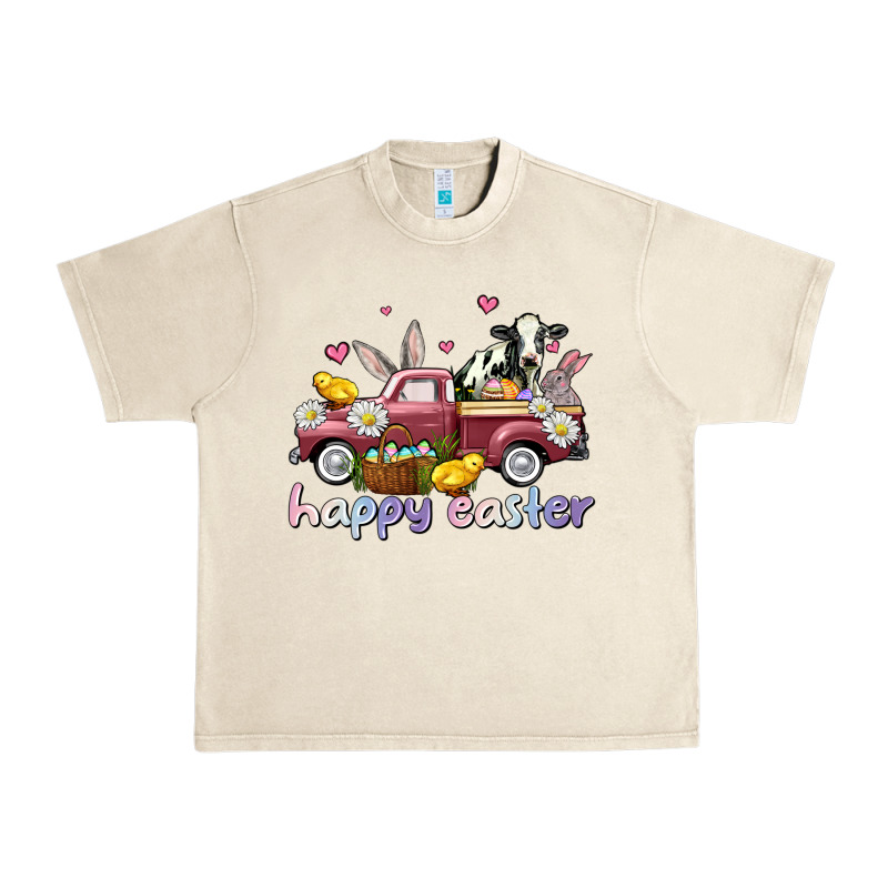 Happy Easter Trucks Urban Heavy Tee by AdoDesignShop | Teevron