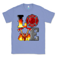 Colony Blue firefighter love Classic Tee - Artiststas