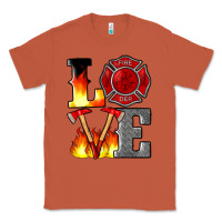 Copper firefighter love Classic Tee - Artiststas