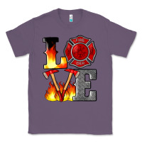 Lavender firefighter love Classic Tee - Artiststas