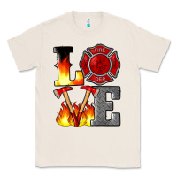 Natural firefighter love Classic Tee - Artiststas