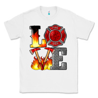 White firefighter love Classic Tee - Artiststas