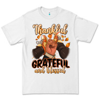 White Thankful grateful and Blessed black man sneakers Premium Tee - RanaPortraitStore