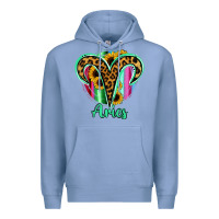 Colony Blue Aries Zodiac Premium Hoodie - Bettercallsaul
