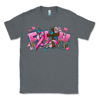 Charcoal Heather cancer faith cross Classic Tee - AdoDesignShop