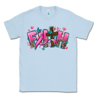 Dusty Blue cancer faith cross Classic Tee - AdoDesignShop