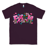 Plum cancer faith cross Classic Tee - AdoDesignShop