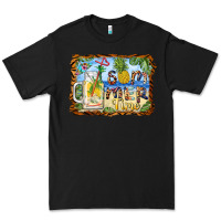 Black summer time pineapple and  beach Premium Tee - BarkalooDesign
