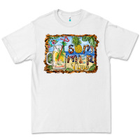 White summer time pineapple and  beach Premium Tee - BarkalooDesign