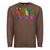 Chestnut Western Stop Homophobia Premium Sweatshirt - BundleAndBundleShop