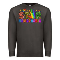 Smoke Western Stop Homophobia Premium Sweatshirt - BundleAndBundleShop