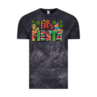 Cloud Black let's fiesta Vintage Tee - JahusDesignShop
