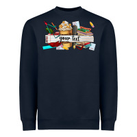 Navy costomized teachers name Heavyweight Sweatshirt - AdoDesignShop