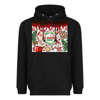Black christmas hot chocolate Heavyweight Hoodie - MaliasSmallBusiness