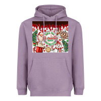 Lavender christmas hot chocolate Heavyweight Hoodie - MaliasSmallBusiness