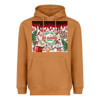 Meerkat christmas hot chocolate Heavyweight Hoodie - MaliasSmallBusiness