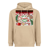 Mushroom christmas hot chocolate Heavyweight Hoodie - MaliasSmallBusiness