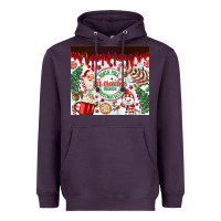 Plum christmas hot chocolate Heavyweight Hoodie - MaliasSmallBusiness