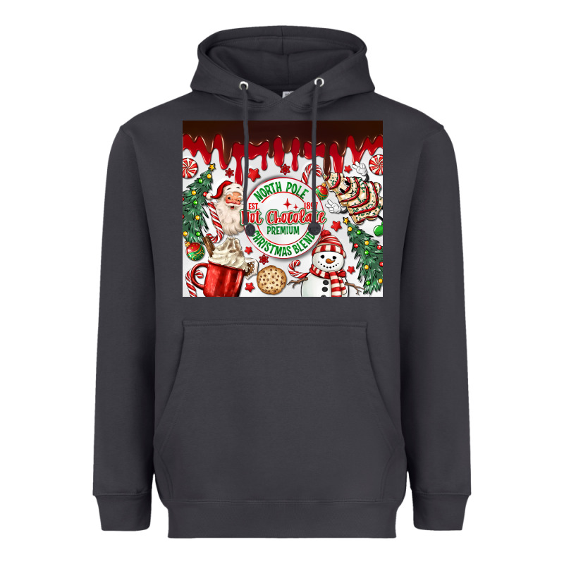 Christmas Hot Chocolate Heavyweight Hoodie by MaliasSmallBusiness | Teevron
