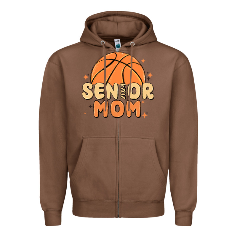 Senior Mom 2024 Zipper Hoodie by MaliasSmallBusiness | Teevron