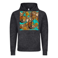 Vintage Black western boots and hat seamless pattern Vintage Hoodie - HRA Design Shop