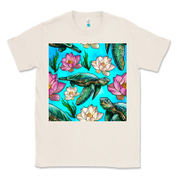 Natural sea turtle seamless pattern Classic Tee - BundleAndBundleShop