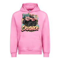 Fuchsia Pink Egg crusher Easter truck Easter Day Urban Hoodie - HowdyJamesFarm