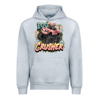 Heather Grey Egg crusher Easter truck Easter Day Urban Hoodie - HowdyJamesFarm