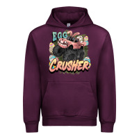 Mauve Wine Egg crusher Easter truck Easter Day Urban Hoodie - HowdyJamesFarm