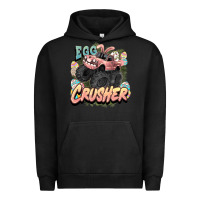Pigment Black Egg crusher Easter truck Easter Day Urban Hoodie - HowdyJamesFarm