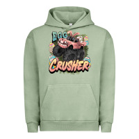 Pigment Oil Green Egg crusher Easter truck Easter Day Urban Hoodie - HowdyJamesFarm