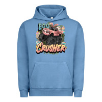 Pigment Pebble Blue Egg crusher Easter truck Easter Day Urban Hoodie - HowdyJamesFarm