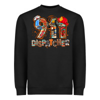 Black 911 dispatcher Heavyweight Sweatshirt - AdoDesignShop