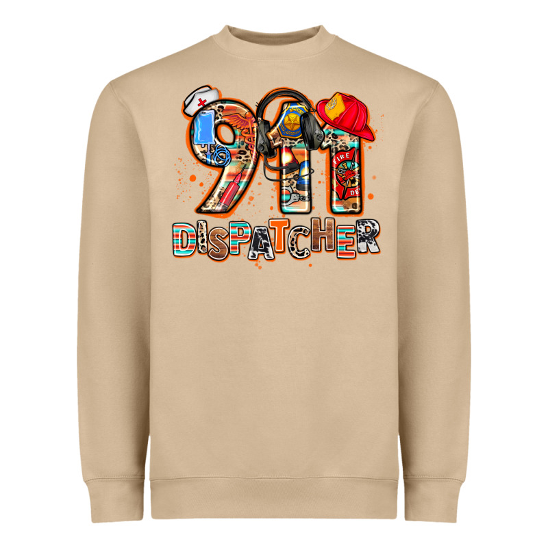 911 Dispatcher Heavyweight Sweatshirt by AdoDesignShop | Teevron